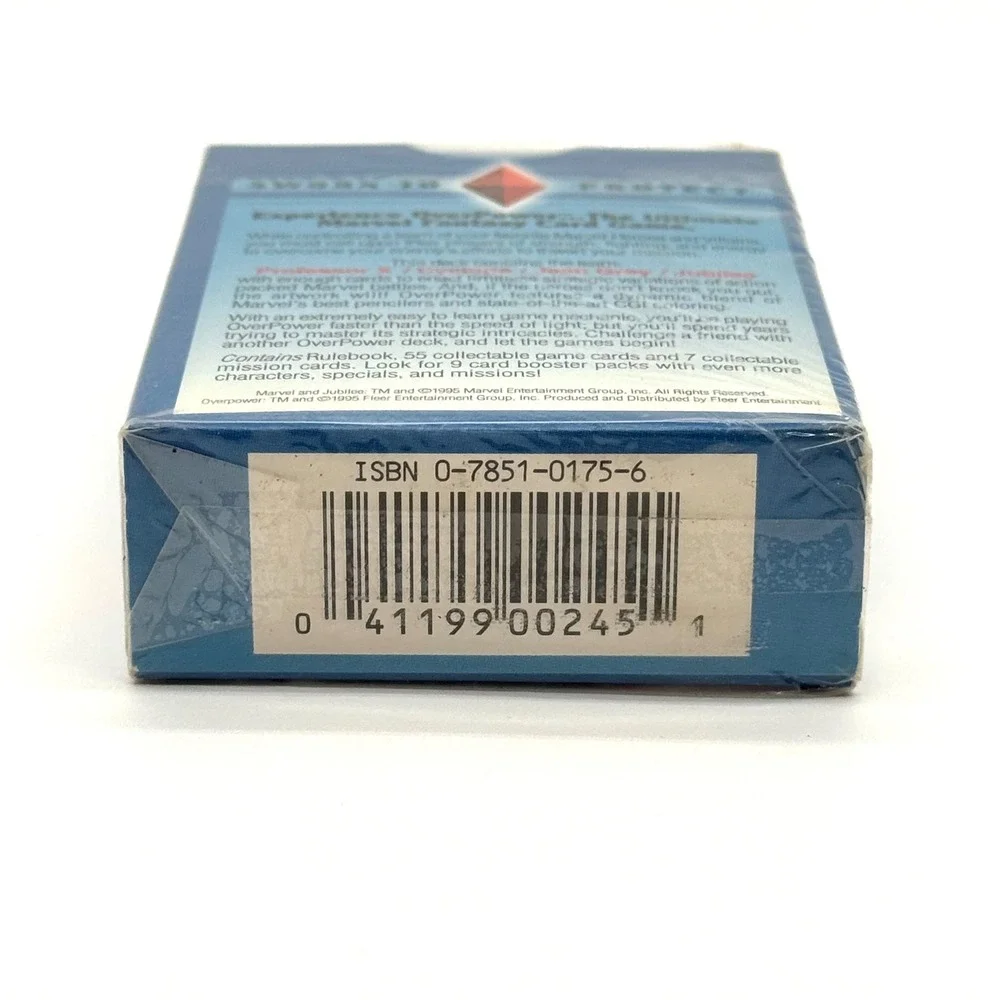 Marvel Overpower Sworn to Protect Starter Deck New Sealed 1995 X-Men CCG